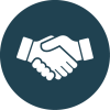 Icon of a handshake
