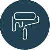 Icon of a paint roller