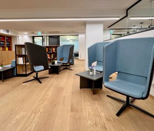 Image of an office library