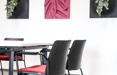 Image of a modern meetings room.